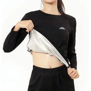 ONM 티셔츠 긴팔 헬스 여자 땀복 트레이닝복 -W