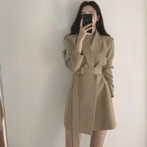 ONM 벨트 자켓 원피스 블 재킷 투피스 하객룩 여행룩 오피