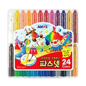 [JH5174RV_55]넷 넷색연필 크레 넷크레 크레용 24색