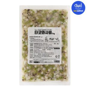 코우 타코와사비 1kg 냉동 파우치 안주 반찬 군함 일식 초밥