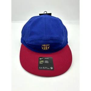 [관부가세포함] 나이키 바르셀로나 테일윈드 조절 가능한 모자 캡 블루 가넷 레드 FCB BV4249-455