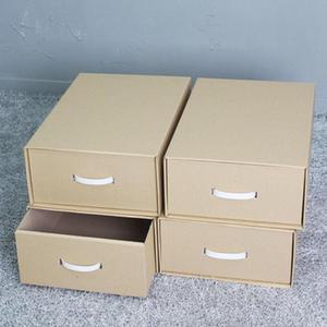 [QN3ST0VW_55]리빙박스 종이박스 56X37.5X18.5cm 4개
