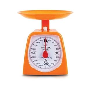 [아우트]기계식 가정용 계량저울 분리 계량접시 2000 2Kg