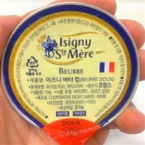 [웰빙창고] 이즈니 생메르 무염 가염 버터 컵 10g x 60개