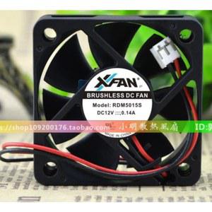 RDM5015S 12V 0.14A 자동 냉각 팬용 새 CPU 팬 50 15MM