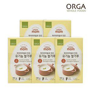 [풀무원]ORGA 하이아미쌀로 만든 유기농 쌀가루 고운입자(18g x 10개입) x 5박스)