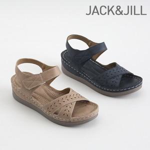 리프 펀칭 쿠션 벨크로 샌들(JB1Z328)