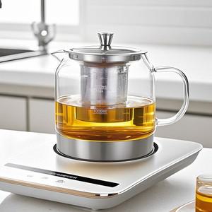 마린글라스 인덕션 베이직 글라스팟 1.5L 차망주전자 거름망티포트 녹차포