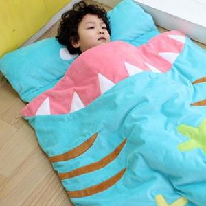 [LF03L491_56]상어 낮잠 이불 어린이집이불 가방 세트