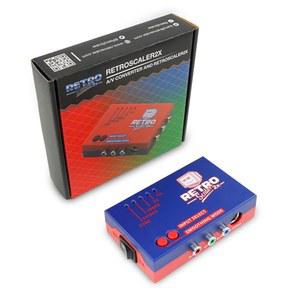 RetroScaler2x AV/SV/YPBPR에서 HDMI로 변환 - 라인 더블러, 필터 및 패스스루 모드, 지연 없는 비디오 게임 어댑터, PS2/N64/드림캐스트/새턴/MD/NGC/SFC 등 지원