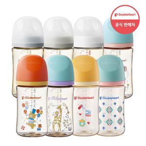 더블하트 모유실감 3세대 PPSU 젖병 240ml 트윈팩 (젖꼭지미포함)