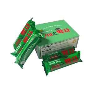 구이박사 친환경 프리미엄 사과나무 숯 40미리10알 10봉지+일회용 직화그릴 동그랑스페셜1개 