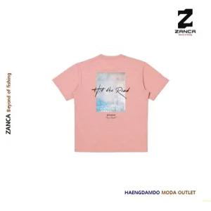 [잔카]스트레치 라운드 반팔 티셔츠 / 산토리니 라운드 티 M