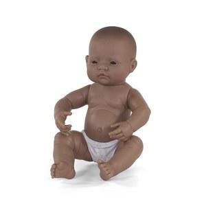 미니랜드 인형 15 3/4인치 신생 히스패닉 소녀 - 스페인산, 해부학적으로 정확한 품질
