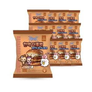 한맥 PC방 아침 먹거리 간편조리 더블벅 햄버거12봉