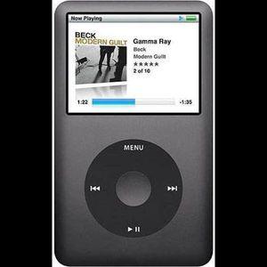 Apple iPod Classic 7세대 1TB 업그레이드 모델  FLAC 지원 MP3 플레이어 스페이스 그레이 (Generic)