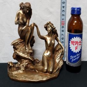 황동 여인 브론즈 단초마을 골동품/수집품/도자기