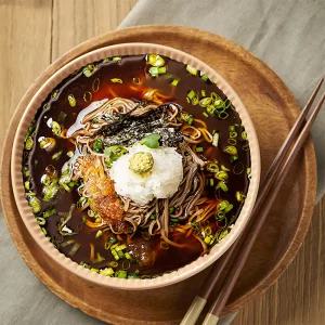 일본전통 생메밀소바 5인분 메밀면 1kg+ 모밀육수 5팩