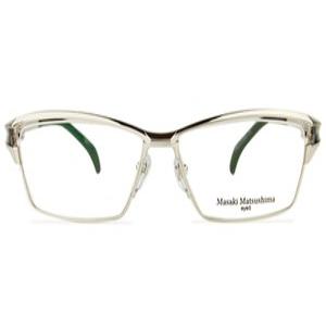 마사키 마츠시마 Masaki Matsushima 안경테 MF-1250 c.1 실버 블랙 티타늄