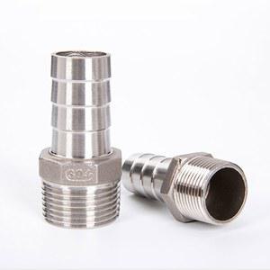 6mm 8mm 10mm 12mm 13mm 14mm 15mm 16mm 18mm 19mm 호스 바브 x 1/8 인치1/4인치 3/8 인치1/2인치 BSP 수나사 304 스텐레스 파이프 피팅