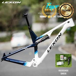 렉손 플라이어 29er 카본 풀 서스펜션 MTB 프레임 T800/T1000 15-21인치 부스트 148mm 트래블 XC 트레일 40
