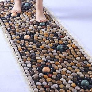 Roollabana 지압판 지압 발판 자갈돌 경혈 현관 발지압 대형 1파트 2파트 40x60CM 발매트