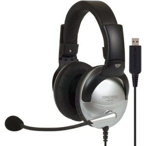 KOSS SB45 오버이어 USB 장착된헤드셋 유선 100옴 믹싱 18HZ 스테레오