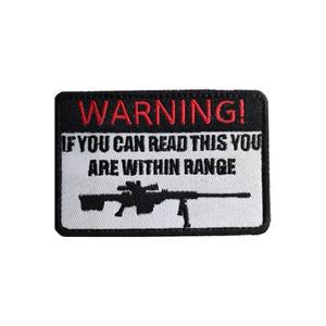 [QN2211Y1_57]찍찍이 패치 자수패치 와펜 WARNING