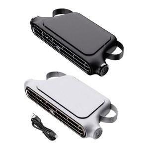 자동차 좌석 냉각 팬 USB 충전 자동 냉각 공기 팬 3 속도 조절 트럭 뒷좌석 팬 자동차 인테리어 소형 에어컨