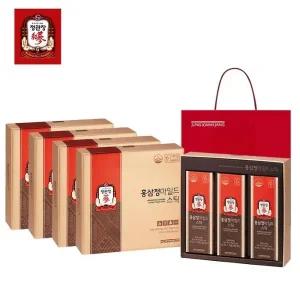 정관장 홍삼정 마일드스틱 10ml 120포+쇼핑백-선물포장 6년근 홍삼농축액 활기력 홍삼원 골드