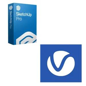 Sketchup pro 스케치업 프로 1년+Vray Solo 브이레이 1년