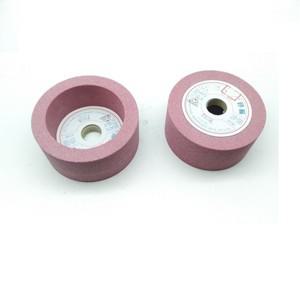125x63x32mm 백색 alundum 세라믹 컵  가는 바퀴 강하게 한 강철 장치 칼 붙이 등 보편적 인 그라인딩 휠