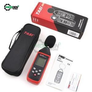 TASI 디지털 사운드 레벨 미터 소음 감지기 데시블 30-130dB 오디오 측정 장비 알람 도구 TA8151