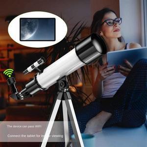 A03V 업그레이드 된 4K HD WIFI 전자 접안 렌즈 천문 망원경 카메라 5 백만 픽셀 풀 컬러 조류 관찰