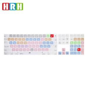HRH Avid Pro Tools 단축키 키보드 스킨 커버 미국 및 EU 애플 호환 매직 숫자 키패드 A1843 MQ052LL/A
