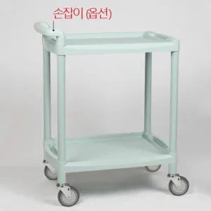 [열린세상] 다용도 병원 드레싱 2단 이동카트 Y-201A