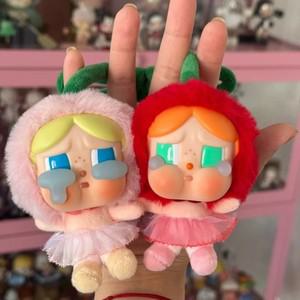 고품질 크라이베이비 사랑 위한 우는 시리즈 비닐  인형 행잉 카드 귀여운 체리 머치 피규어 키체인 펜던트