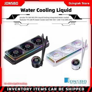 Jonsbo TH-360 AIO CPU 액체 냉각 통합 수냉식 라디에이터 TH-240 PC 워터 쿨러 LGA1700 1851 1200 115X AM