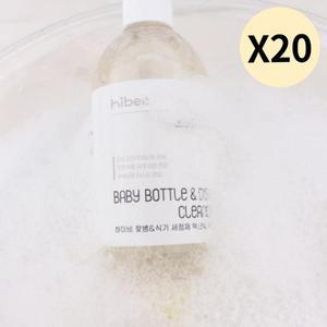 하이비 젖병 식기 과일 체소 세정제 세제 500ml X20개