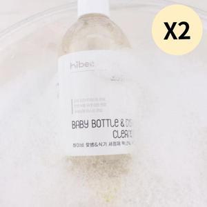 하이비 젖병 식기 과일 체소 세정제 세제 500ml X2개
