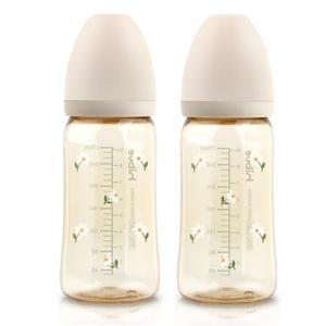 하이비 아기 젖병 270ml 트윈팩 노꼭지 데이지 샌드