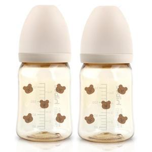 하이비 아기 젖병 170ml 트윈팩 볼빵곰샌드 젖꼭지 LL