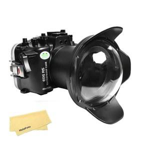 EOS R5 WA005A 6인치 돔 포트 키트용 Seafrogs 수중 하우징 24-105mm 렌즈용 40M/130FT 방수 프로텍티브 하드 케이스