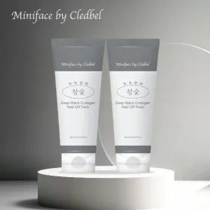 1+1[미니페이스 바이 ] 딥 블랙 콜라겐 필오브팩 2개