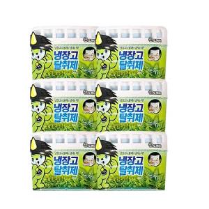 산도깨비 냉장고 탈취제 녹차성분 냉장고 냄새제거 200g x6개