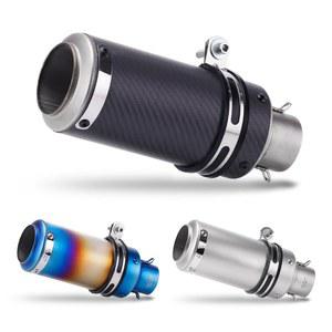 오토바이 레이싱 범용 머플러 SC 배기 530 FZ6 TMAX500 TMAX R6 파이프 51MM 60MM 프로젝트 MT07 MT09 MT10