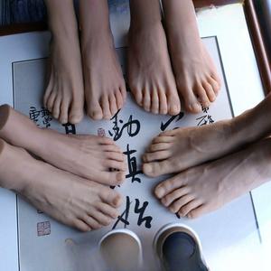 데비스 발모형 촬영 디스플레이 발마네킹 촬영용 모델 마네킹 남성 남자발모형 실리콘