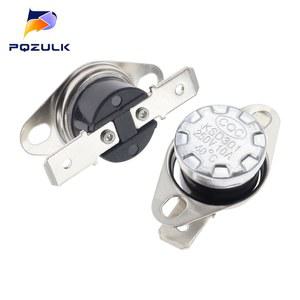 바이메탈 온도 조절기 KSD301 10A 250V 0C ~ 350C 스위치 열 제어 95C 105C 125C 135C 145C 180C 250C 300C 학위
