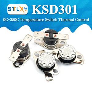 바이메탈 온도 스위치 조절 장치 KSD301 0C ~ 350C 85C 95C 105C 125C 135C 145C 180C 250C 300C