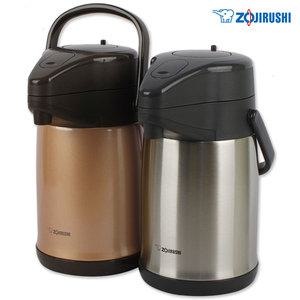 대용량 조지루시 에어포트3.0L(CC30) 에어펌프식 코끼리보온병 보냉병 보온보냉주전자 물통 큰보온병